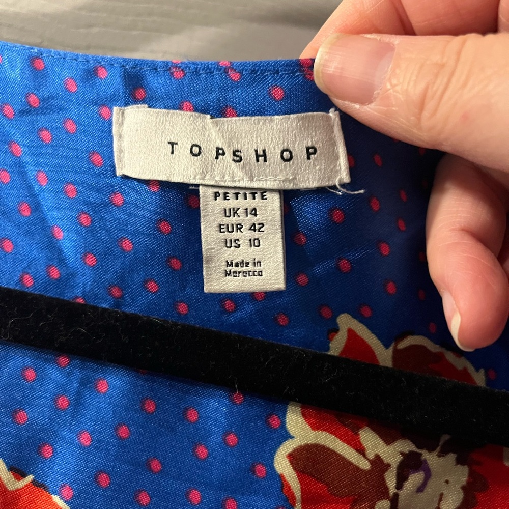 TOPSHOP Mini Tea Dress - Picture 6 of 7